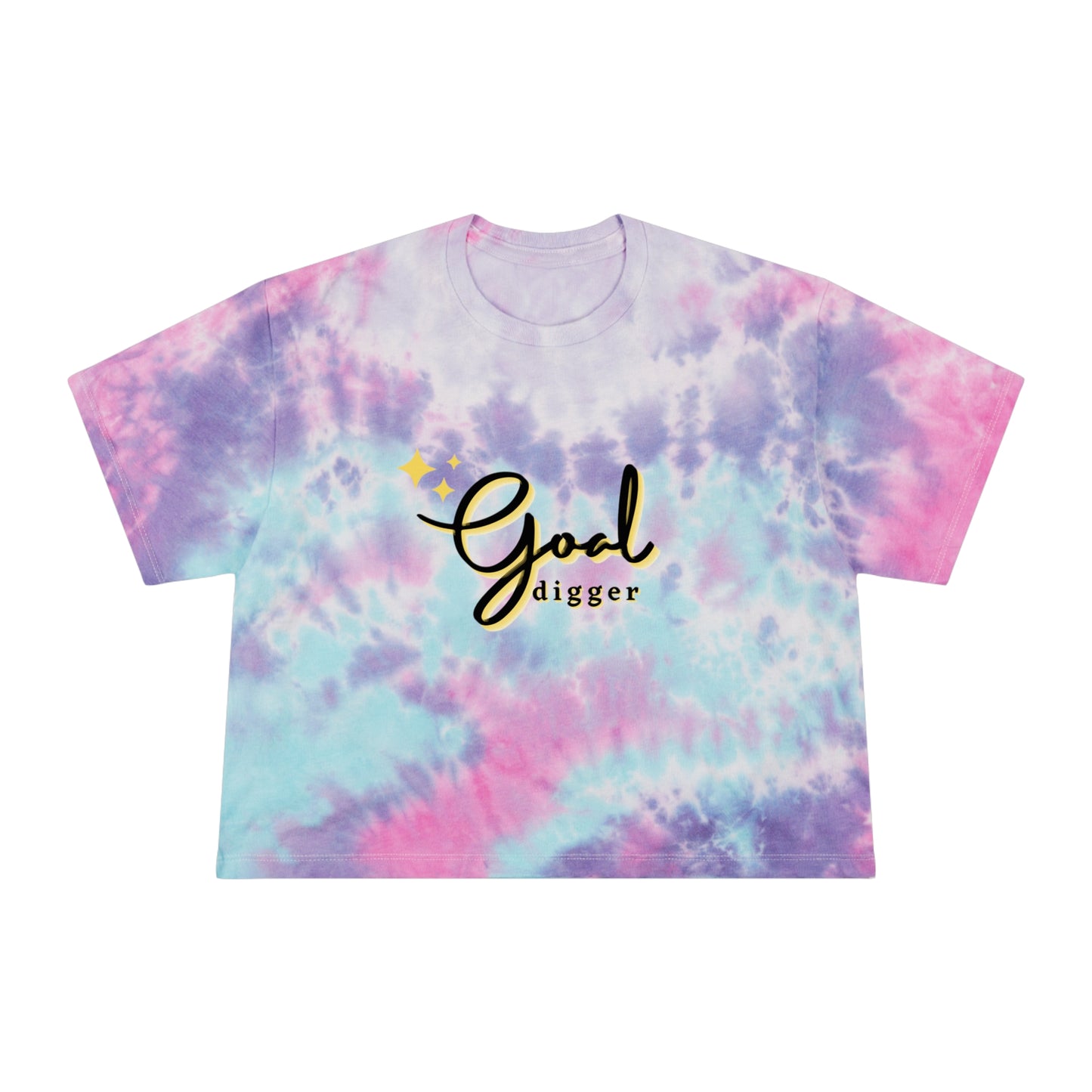 Goal Digger Women's Tie-Dye Crop Tee