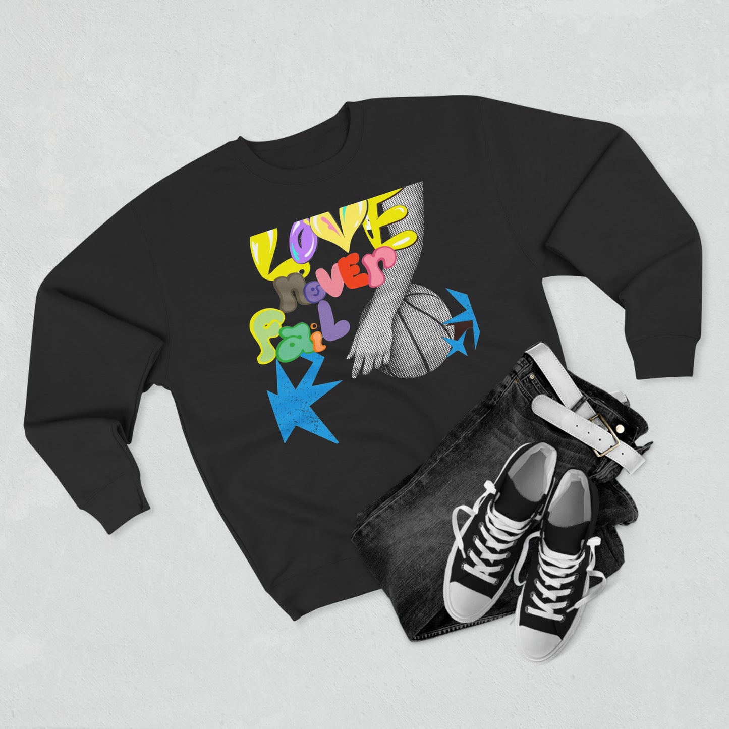 Love Unfailing Unisex Crewneck Sweatshirt