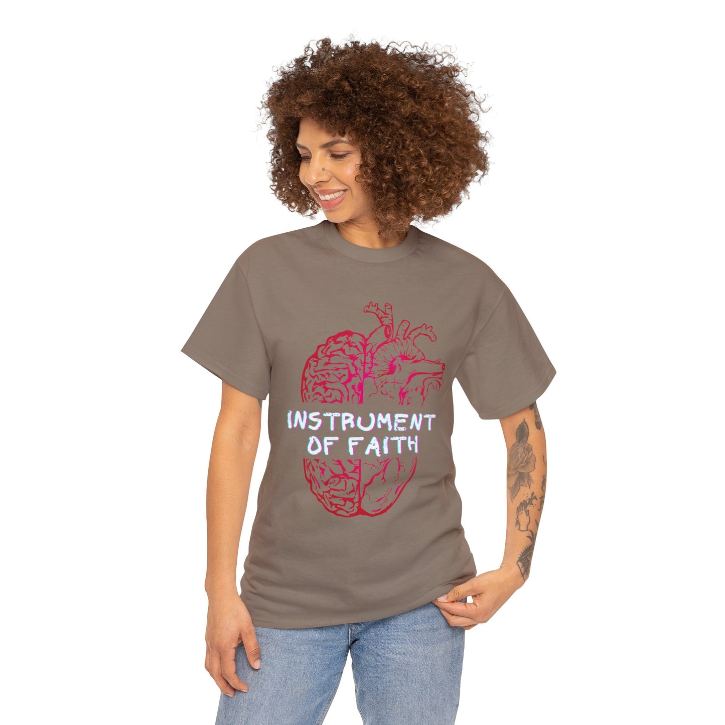 Instrument of Faith Unisex Heavy Cotton Tee