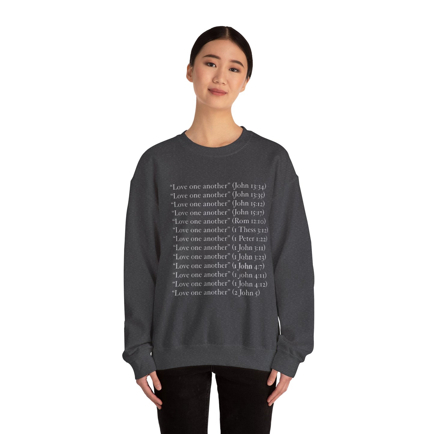 Love One Another Unisex Heavy Blend™ Crewneck Sweatshirt