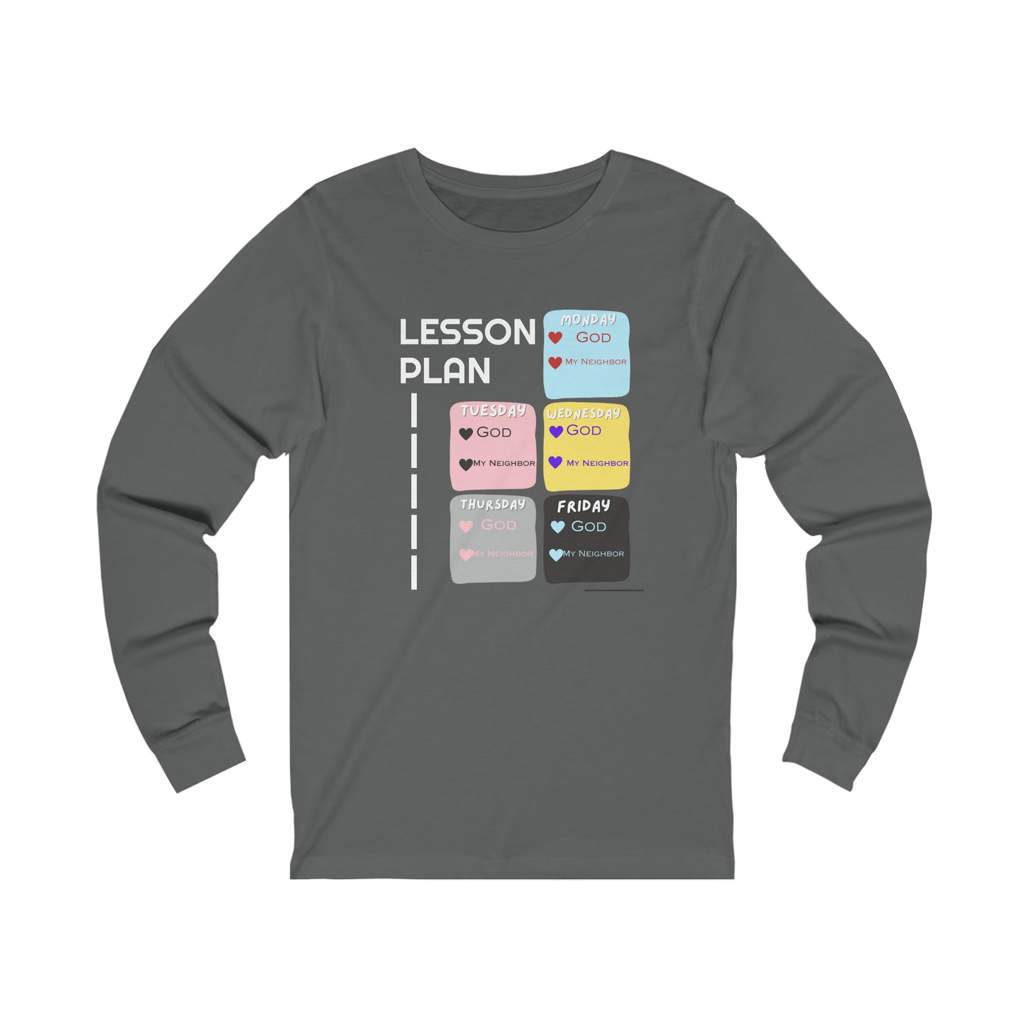 Lesson Plan Unisex Jersey Long Sleeve Tee