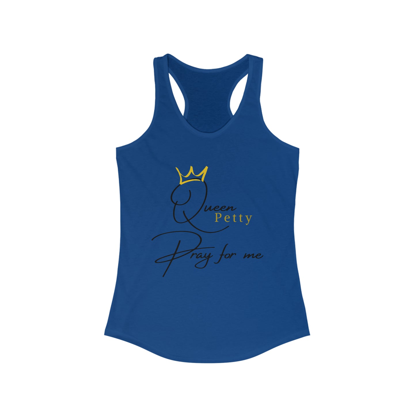 Pray for Queen Petty Women's Ideal Racerback Tank