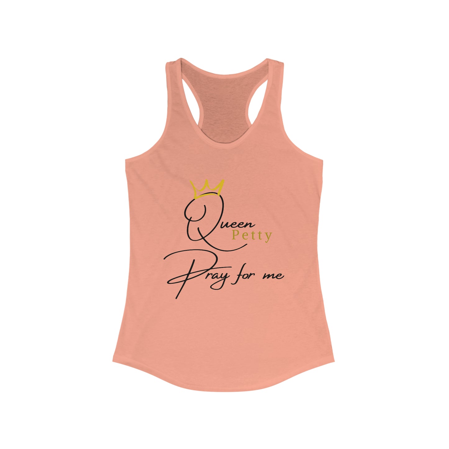 Pray for Queen Petty Women's Ideal Racerback Tank