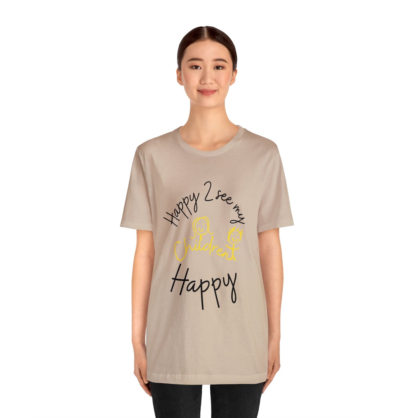 Happy Unisex Jersey Short Sleeve Tee