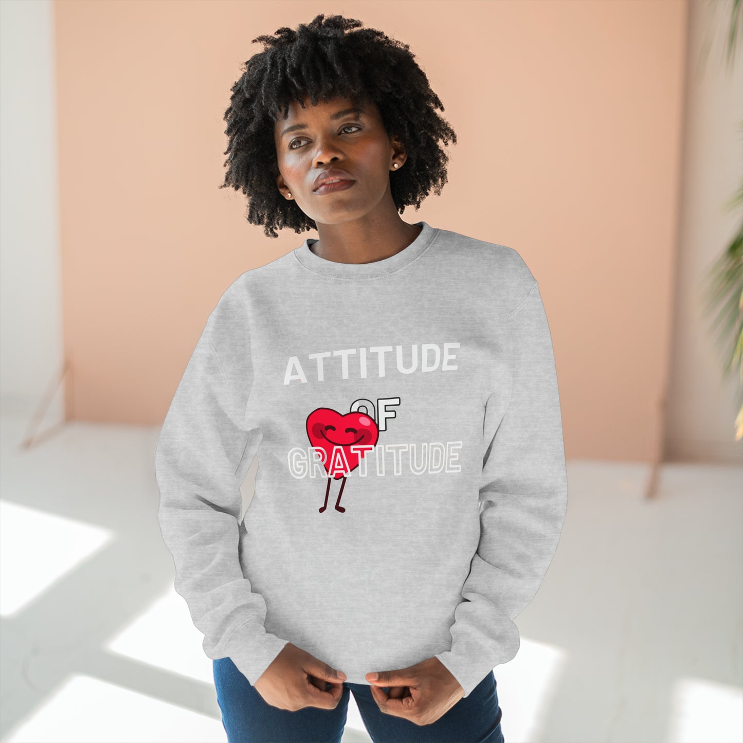 Attitude of Gratitude Unisex Crewneck Sweatshirt