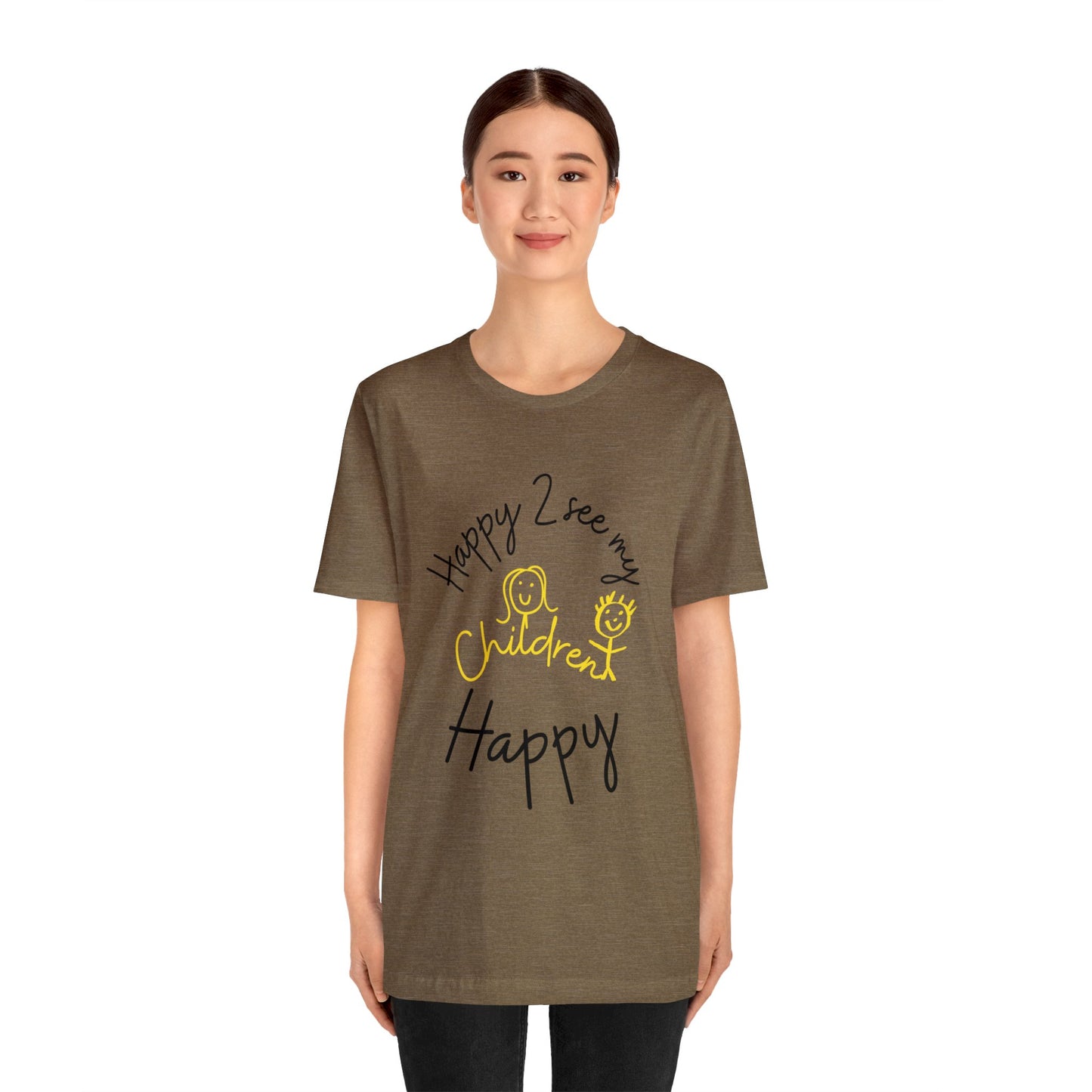 Happy Unisex Jersey Short Sleeve Tee