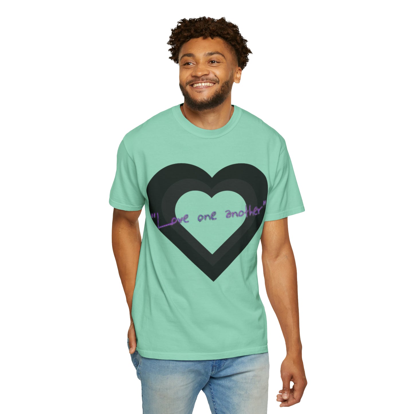 Love One Another Unisex Garment-Dyed T-shirt