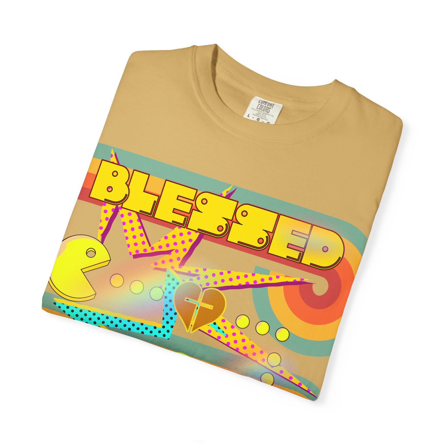 Retro Graphic T-Shirt, Blessed T-Shirt, Fun Casual Wear, Gift for Gamers, Vintage Style Tee