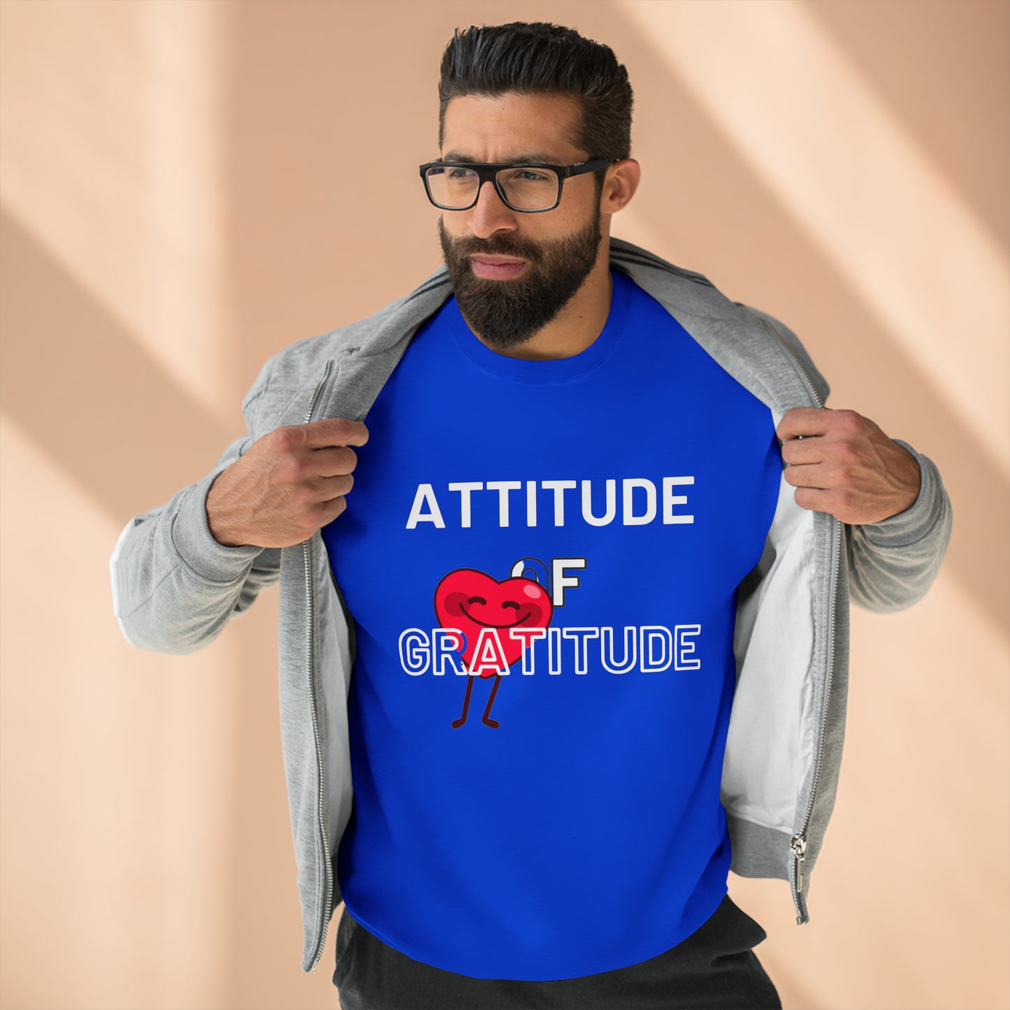 Attitude of Gratitude Unisex Crewneck Sweatshirt