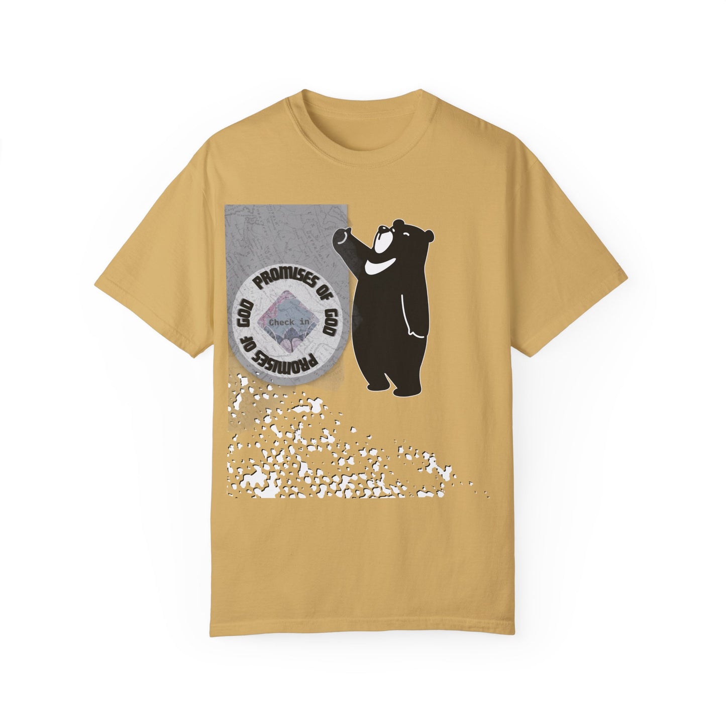 Seal of Promises of God Bear T-Shirt | Comfort Colors 1717 - Christian Graphic Tee