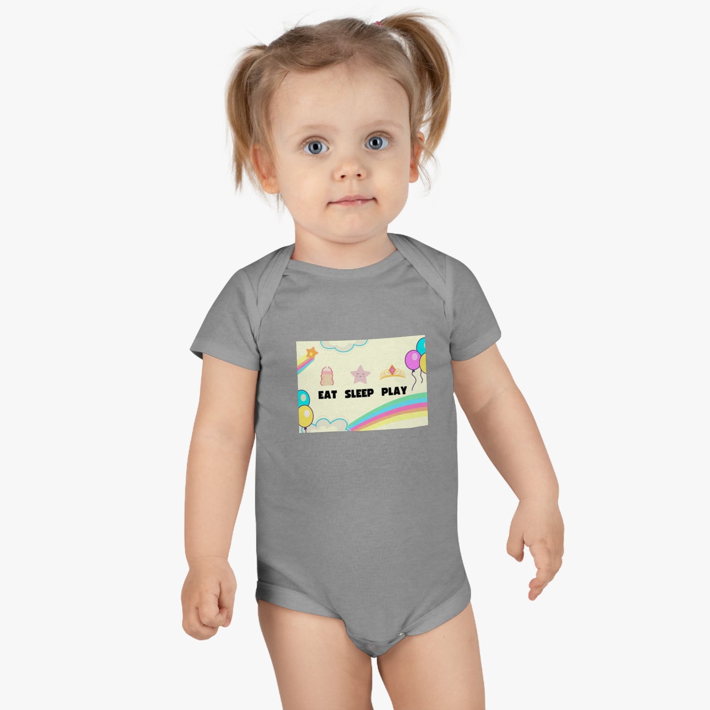 Eat Sleep Play Baby Short Sleeve Onesie®