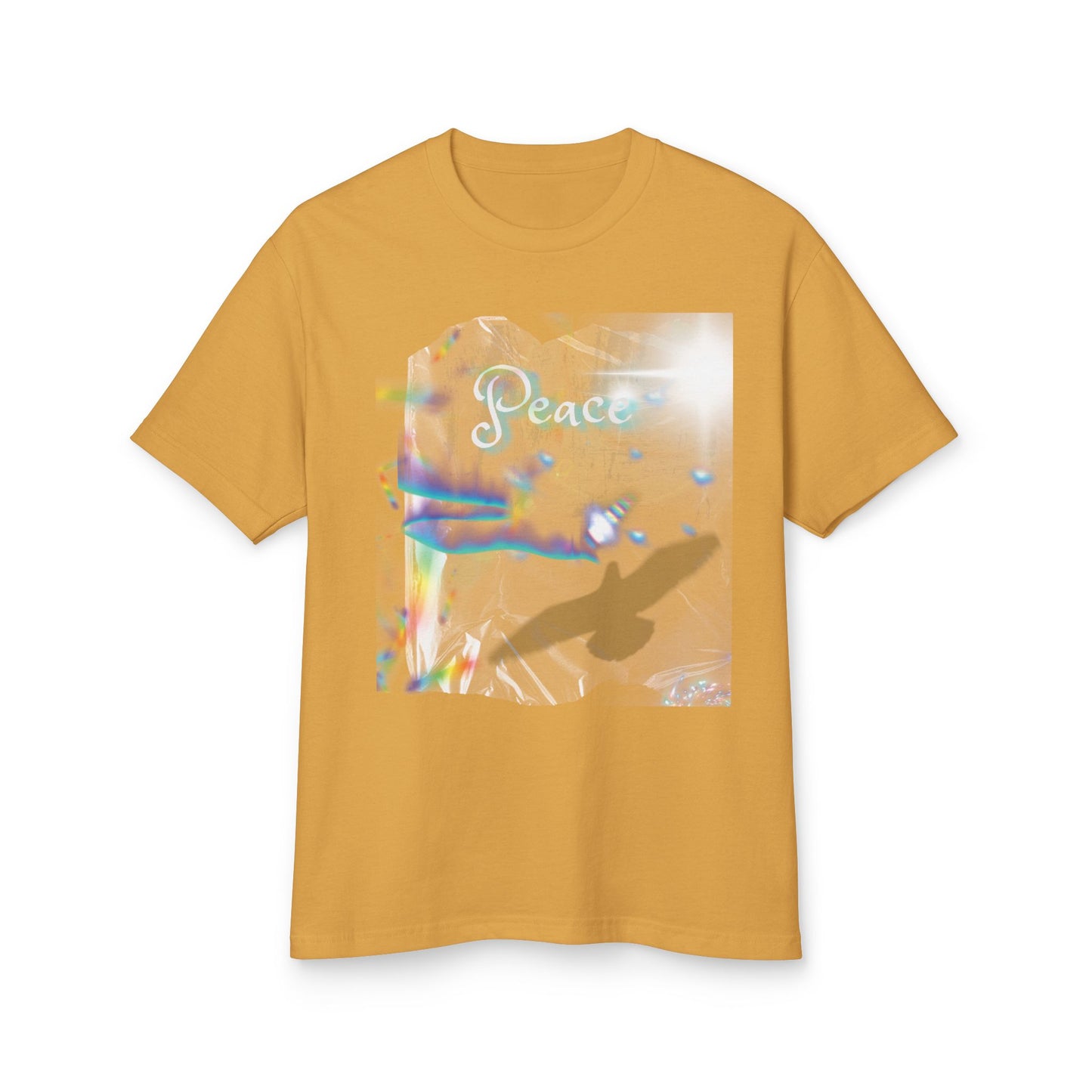 Graphic Tee with Peace Enhanced Design
