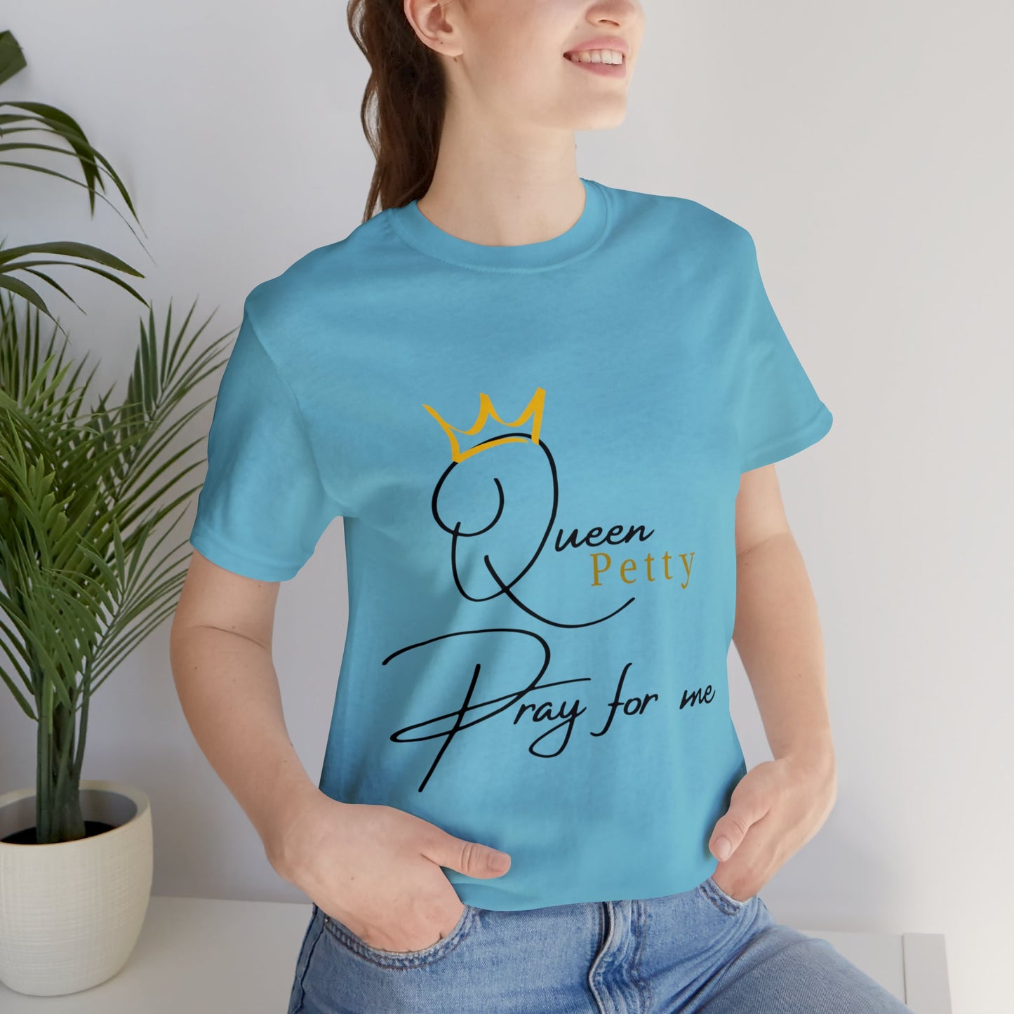 Pray for Queen Petty Unisex Jersey Short Sleeve Tee