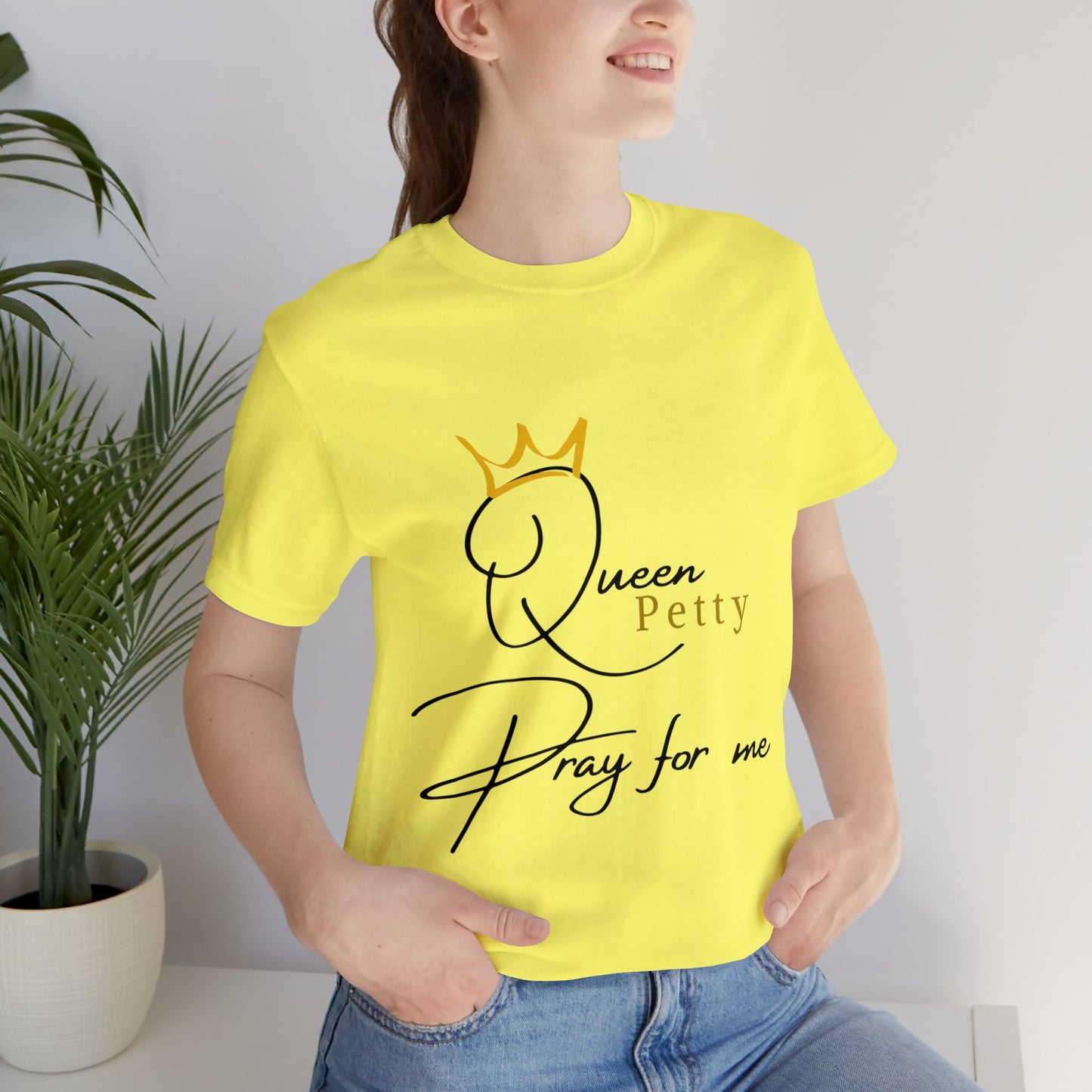 Pray for Queen Petty Unisex Jersey Short Sleeve Tee