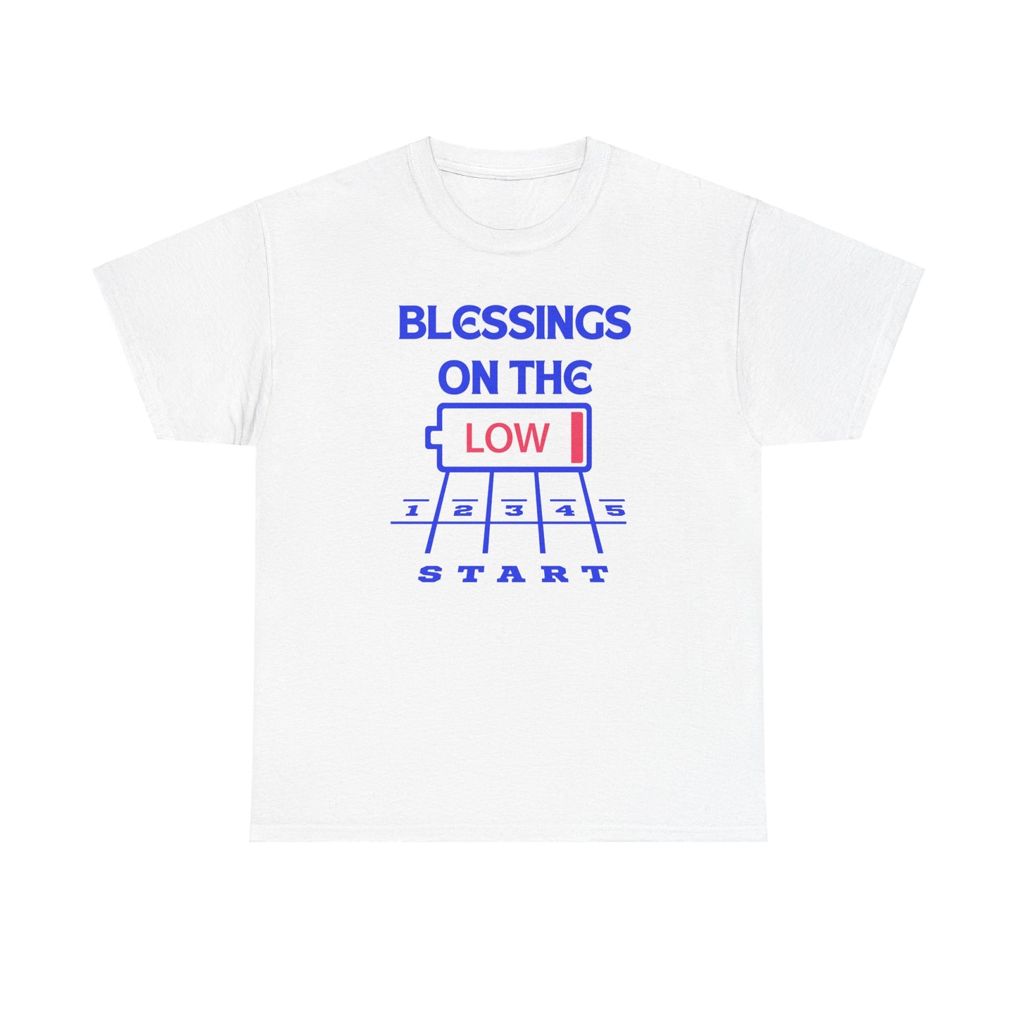 Blessings on The Low Unisex Heavy Cotton Tee