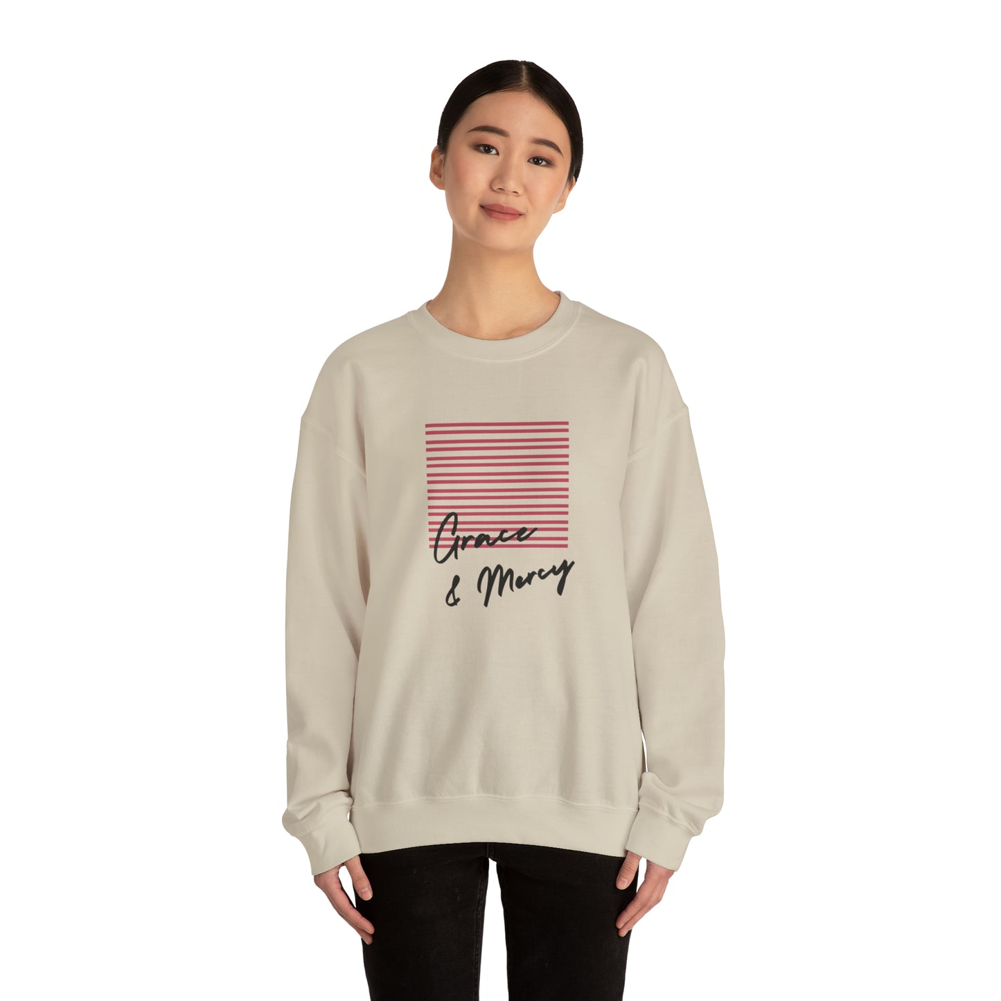 Grace & Mercy Unisex Heavy Blend™ Crewneck Sweatshirt