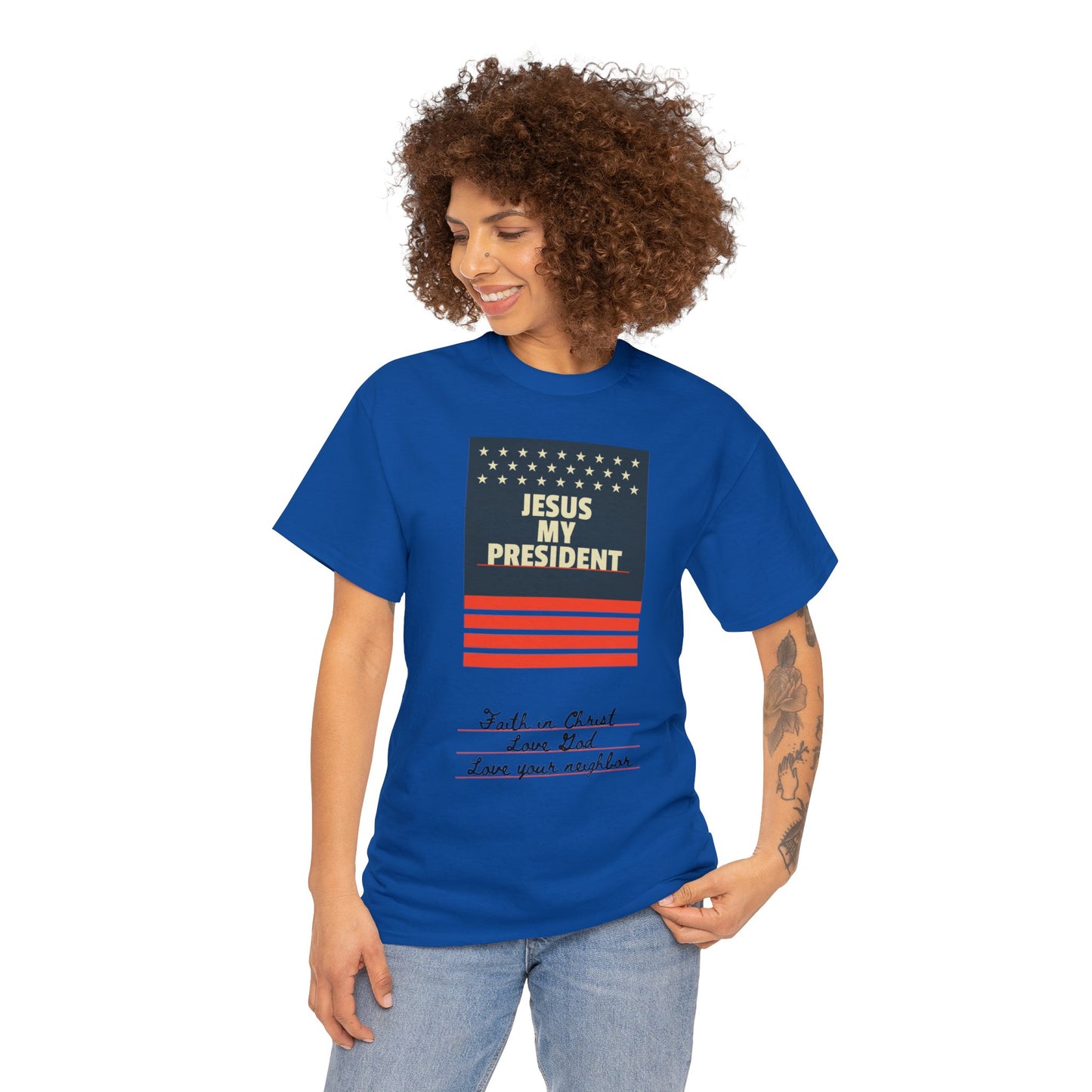 Jesus My President Tee: Affordable Faithwear for All