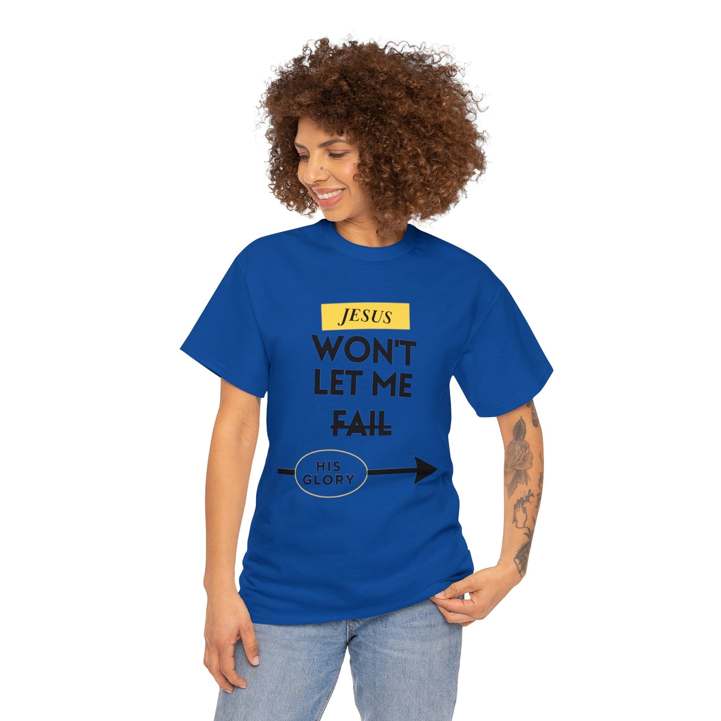 Jesus Won't Let Me Fail  Short-Sleeve T-Shirt