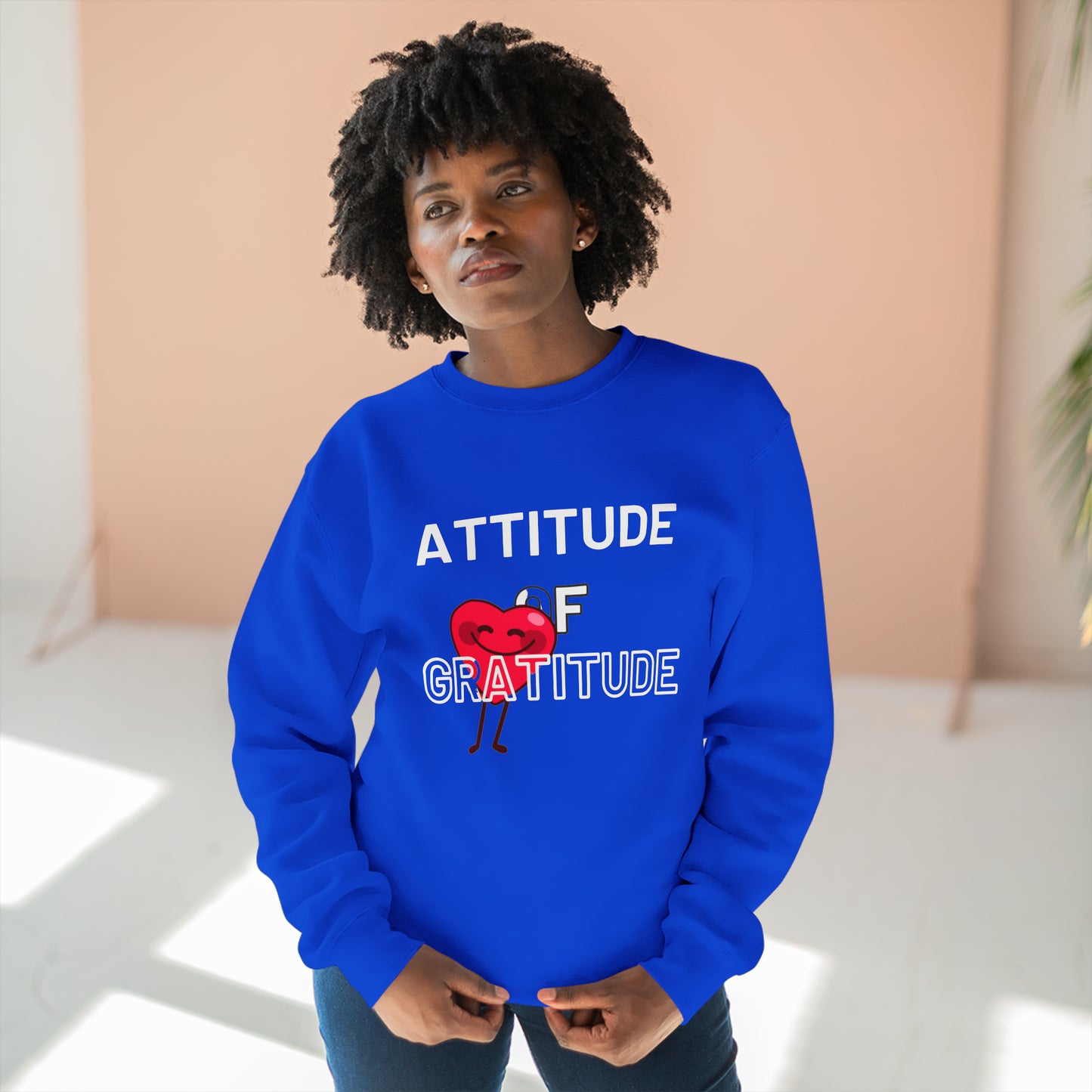 Attitude of Gratitude Unisex Crewneck Sweatshirt