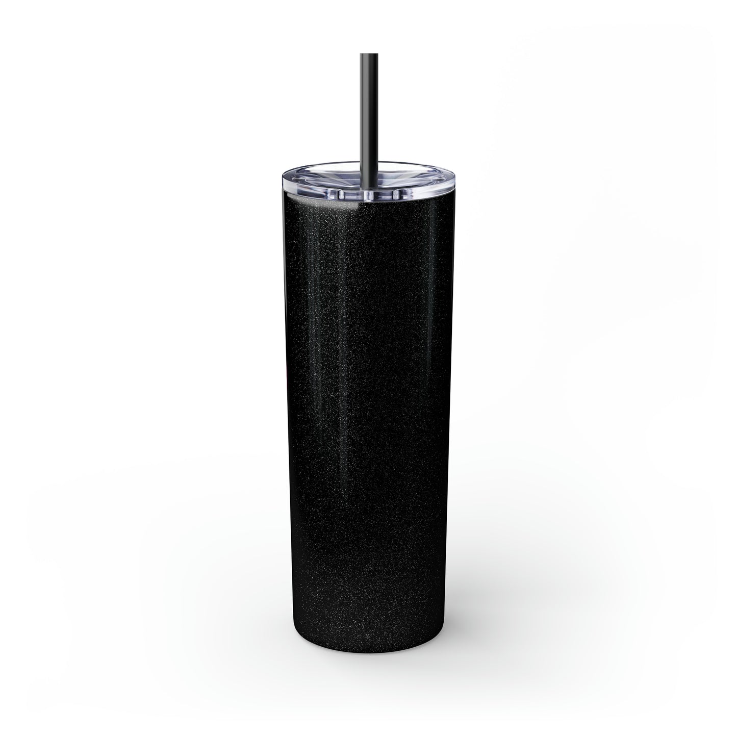 Stop Drop Pray Skinny Tumbler with Straw, 20oz