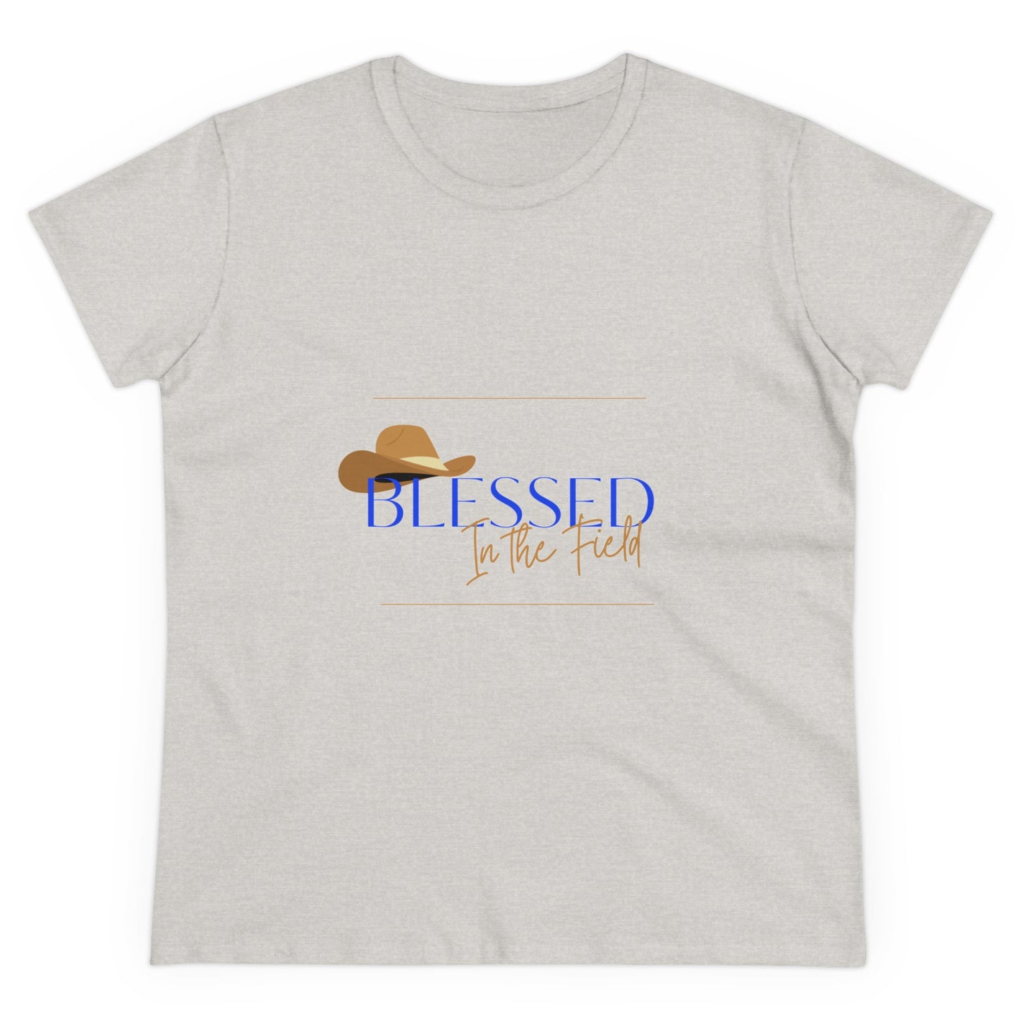 Blessed in The Field Women's Midweight Cotton Tee