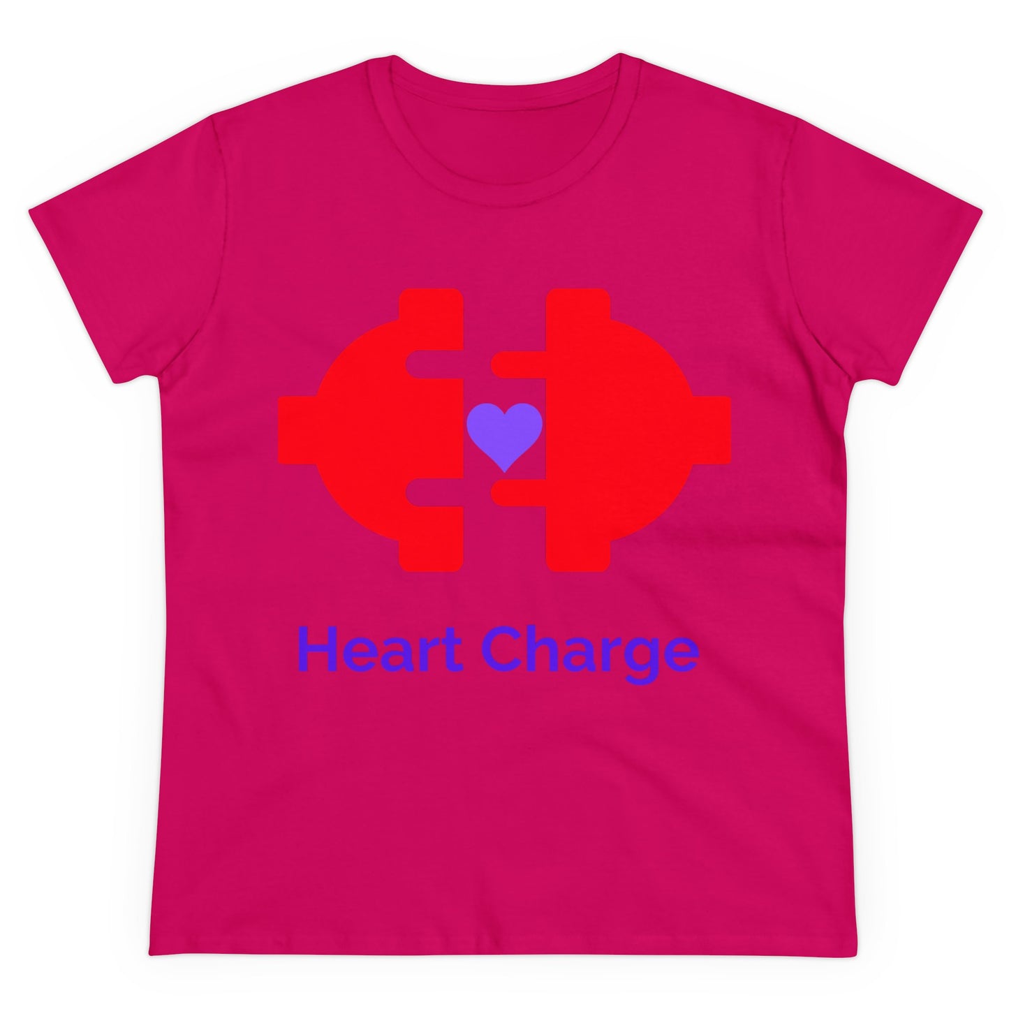 Heart Charge Women's Midweight Cotton Tee