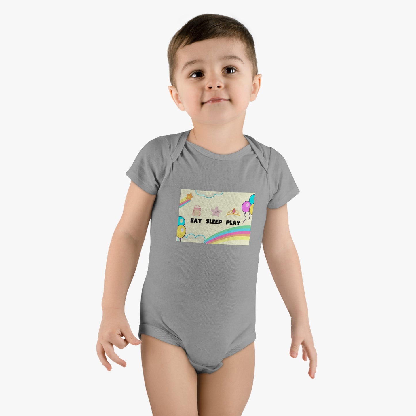 Eat Sleep Play Baby Short Sleeve Onesie®