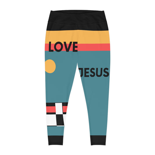 I Love Jesus Plus Size Leggings