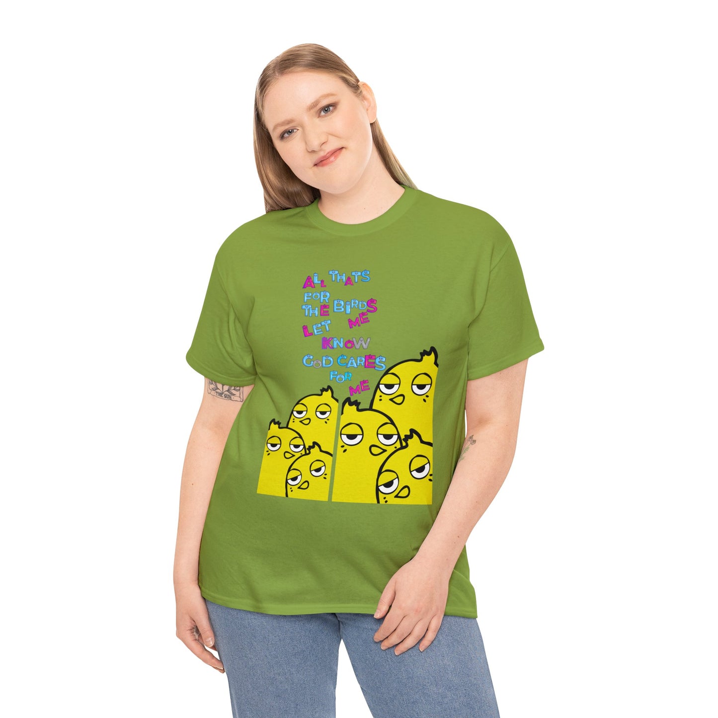 For The Birds Unisex Heavy Cotton Tee