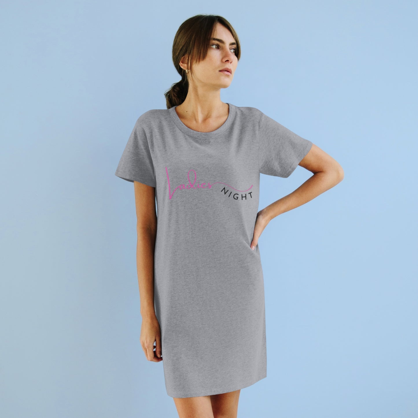 Ladies Night Organic T-Shirt Dress