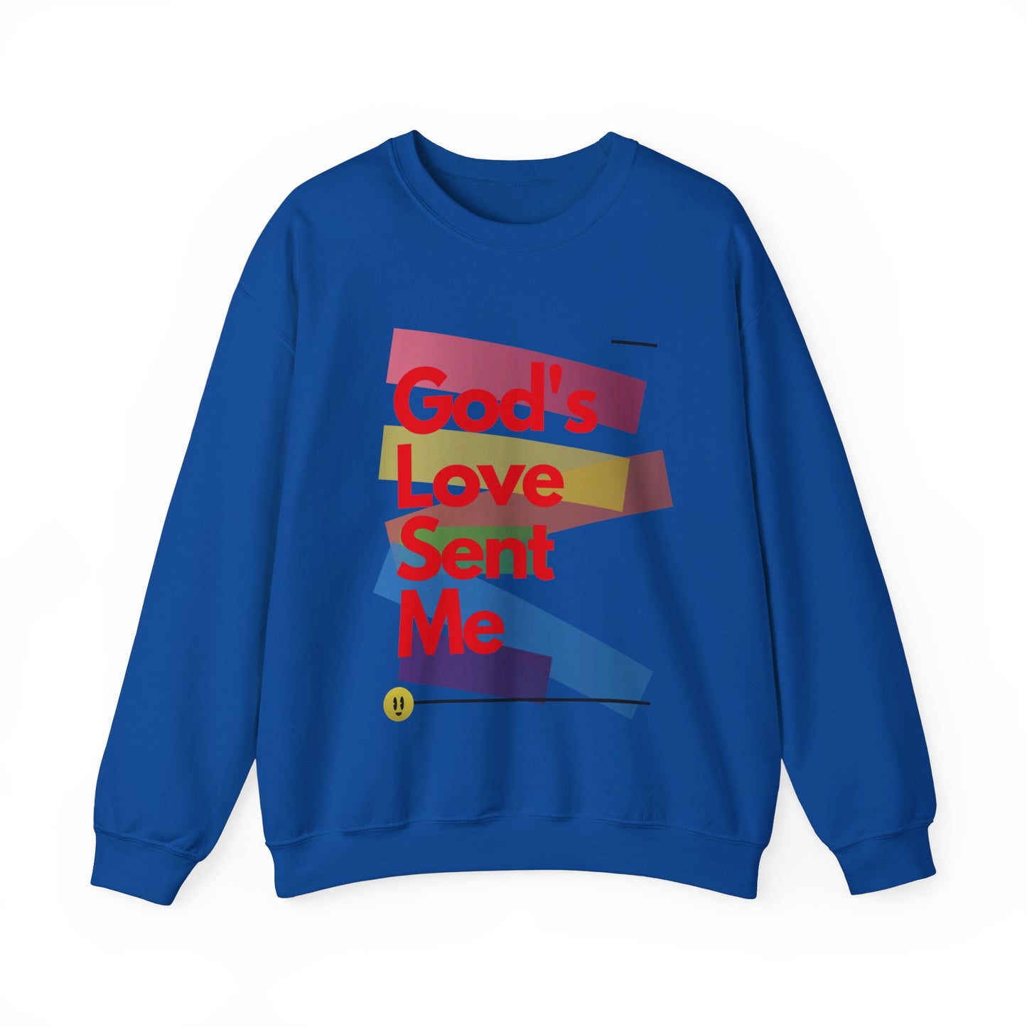 God's Love Sent Me Unisex Heavy Blend™ Crewneck Sweatshirt