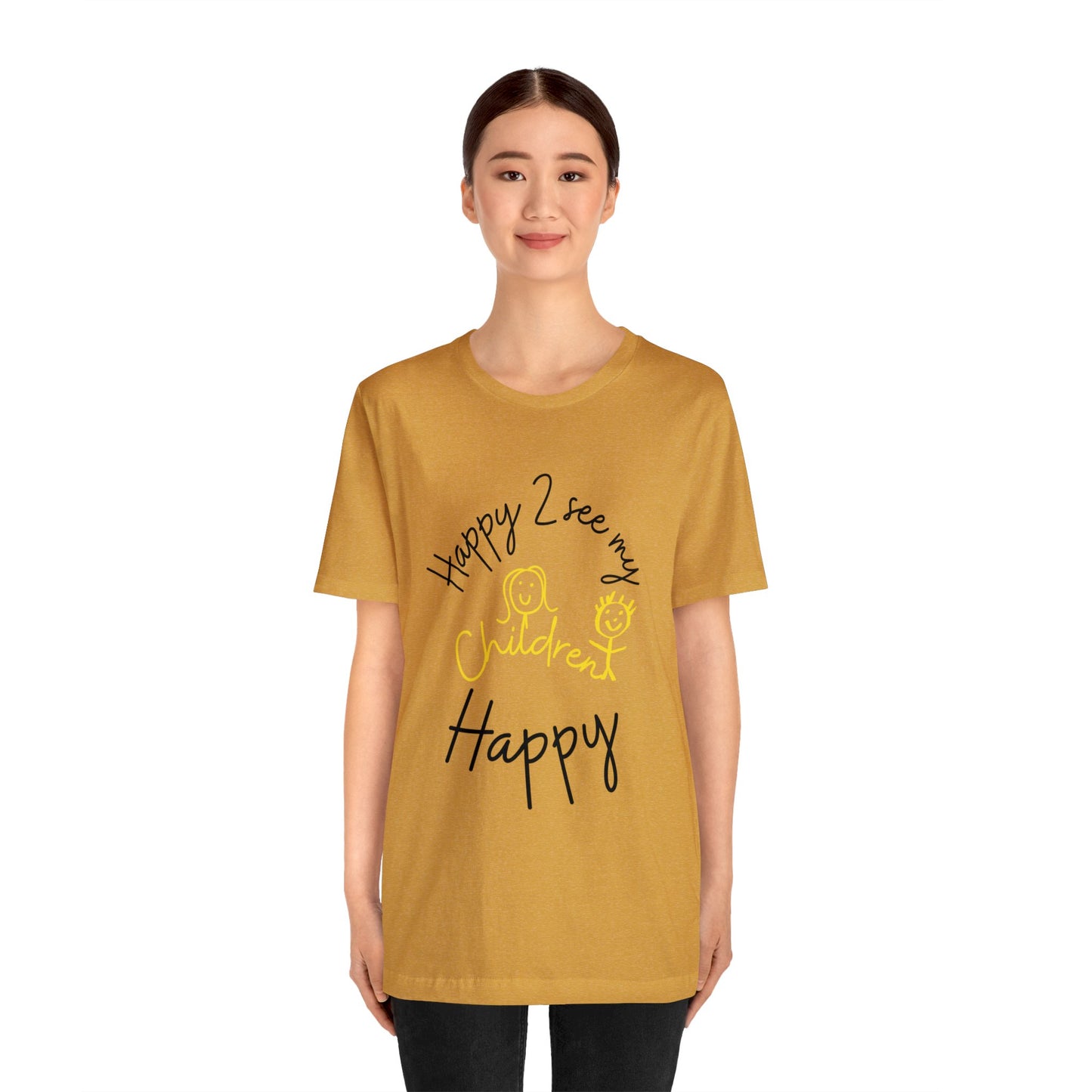 Happy Unisex Jersey Short Sleeve Tee