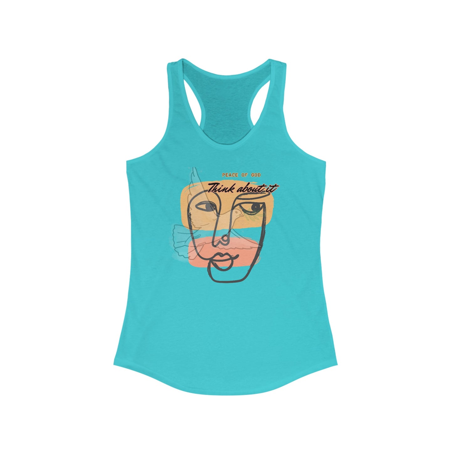 Peace of God Racerback Tank Top – Slim Fit, Lightweight, and Sporty