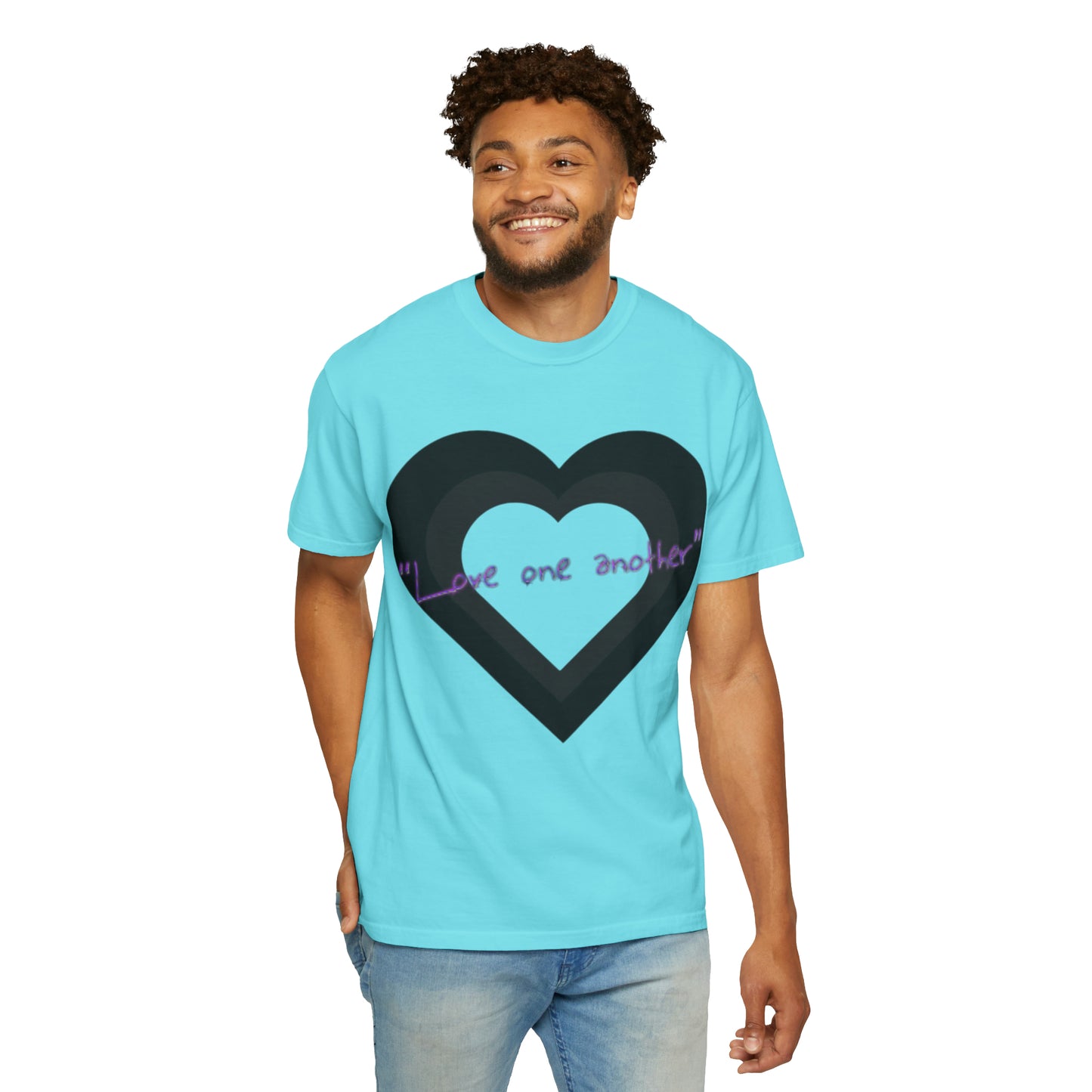 Love One Another Unisex Garment-Dyed T-shirt