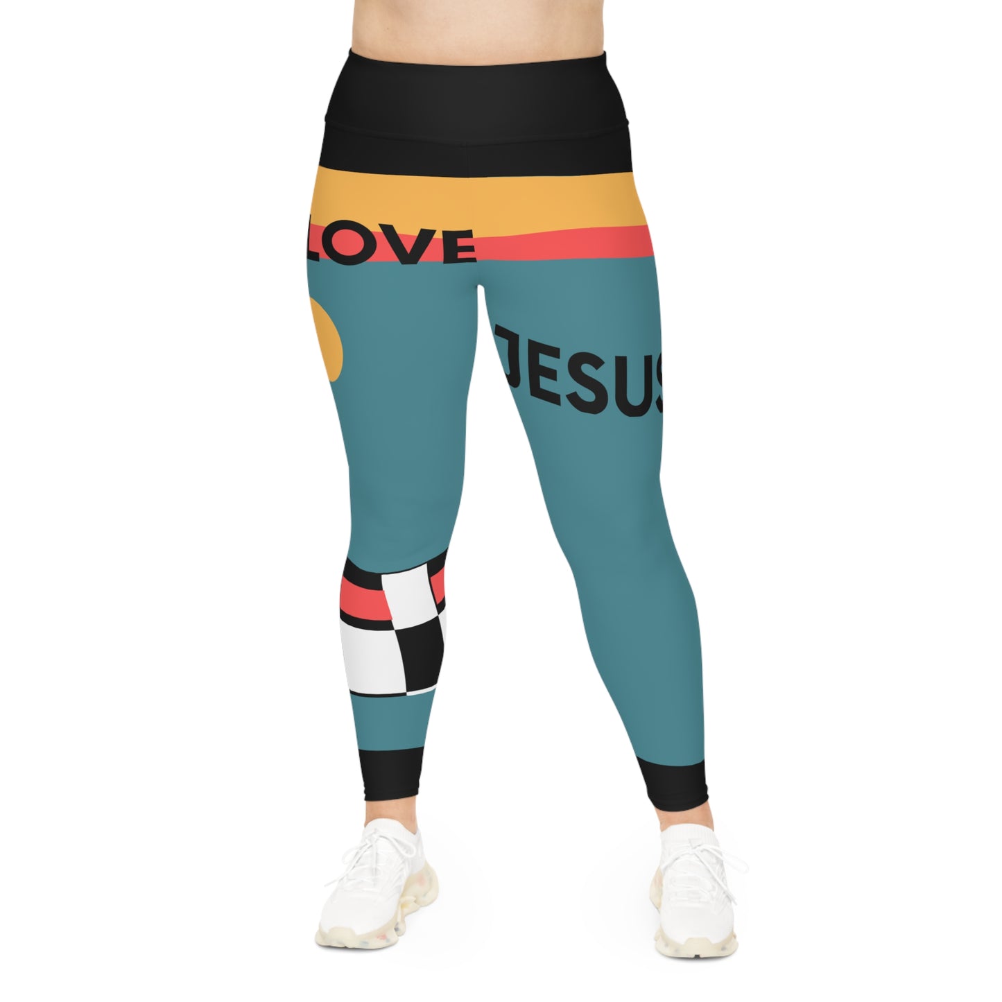 I Love Jesus Plus Size Leggings