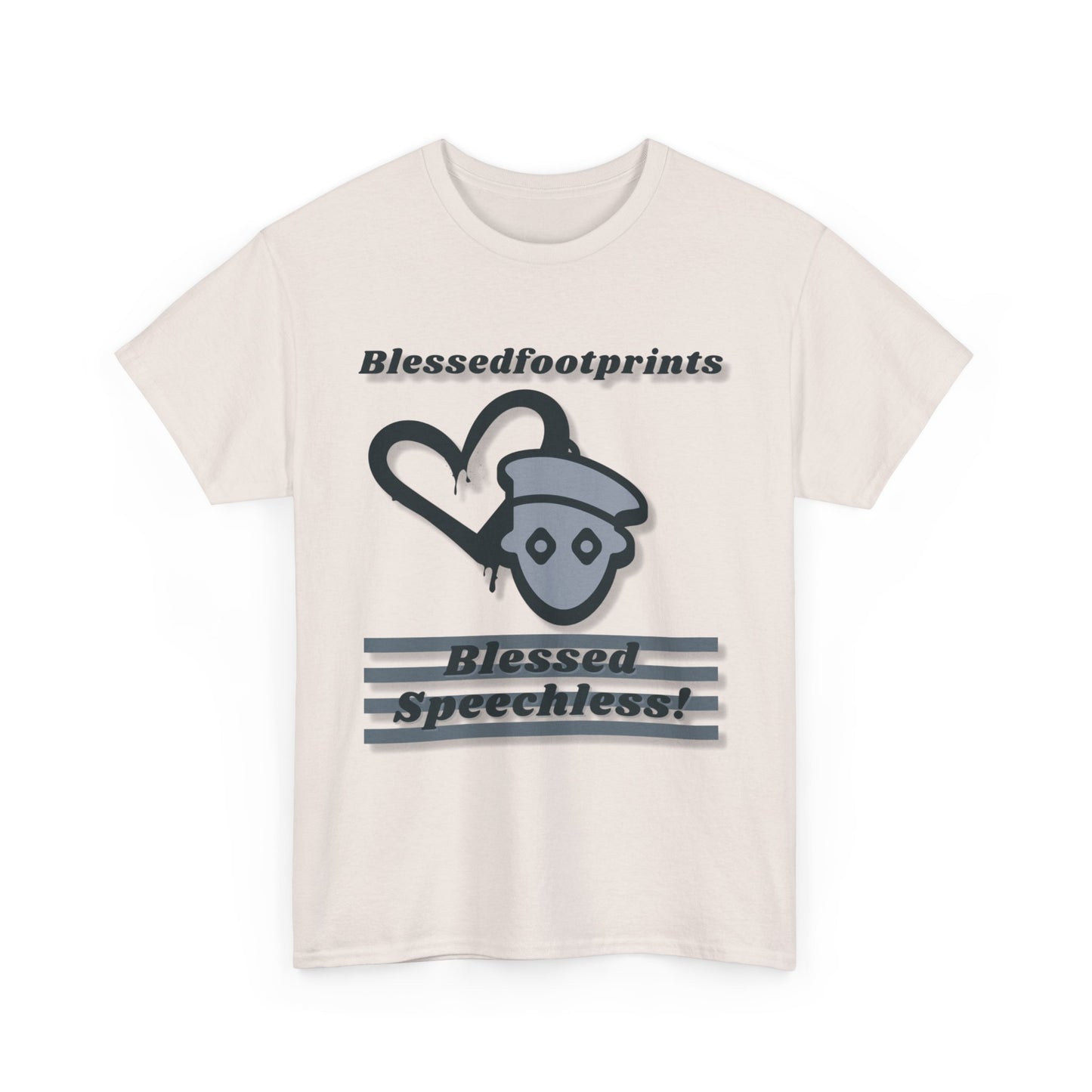 Blessedfootprints Collection Speechless Unisex Heavy Cotton Tee