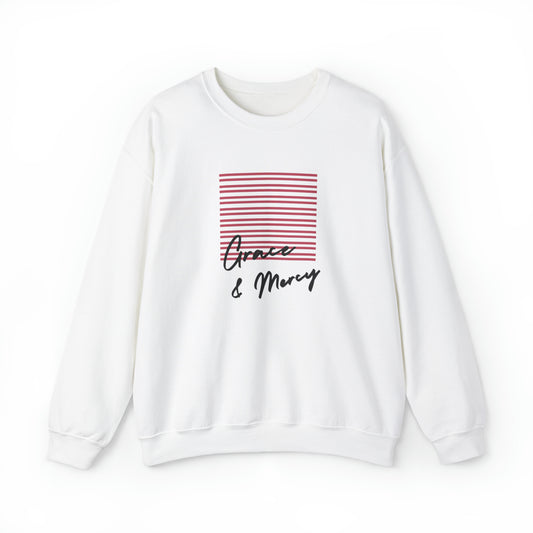 Grace & Mercy Unisex Heavy Blend™ Crewneck Sweatshirt