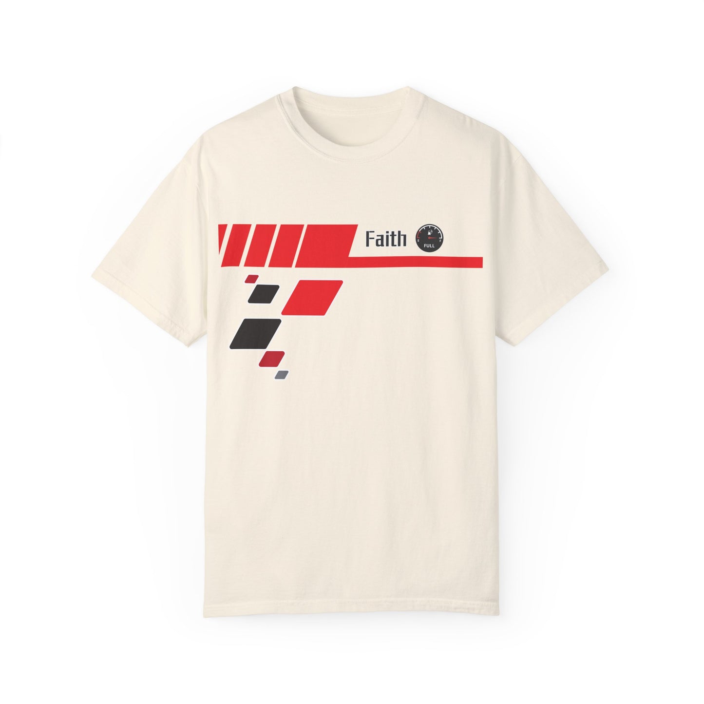 Faith Fuel Race T-Shirt | Comfort Colors 1717 - Christian Design