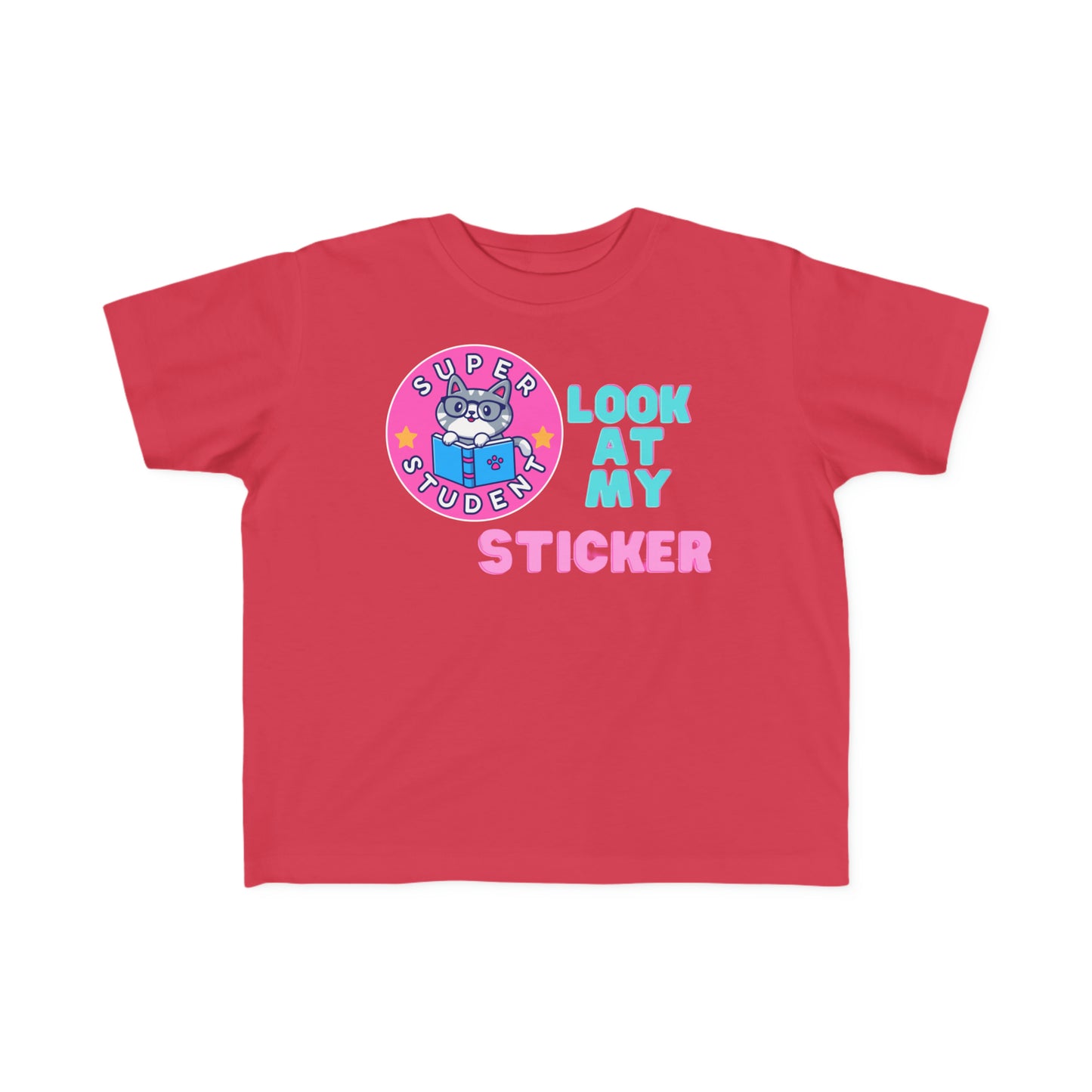 Look at My Sticker Toddler's Fine Jersey Tee