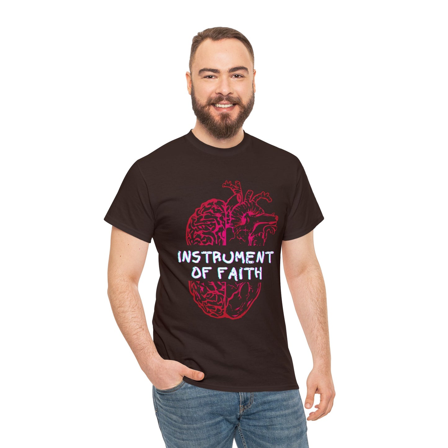 Instrument of Faith Unisex Heavy Cotton Tee