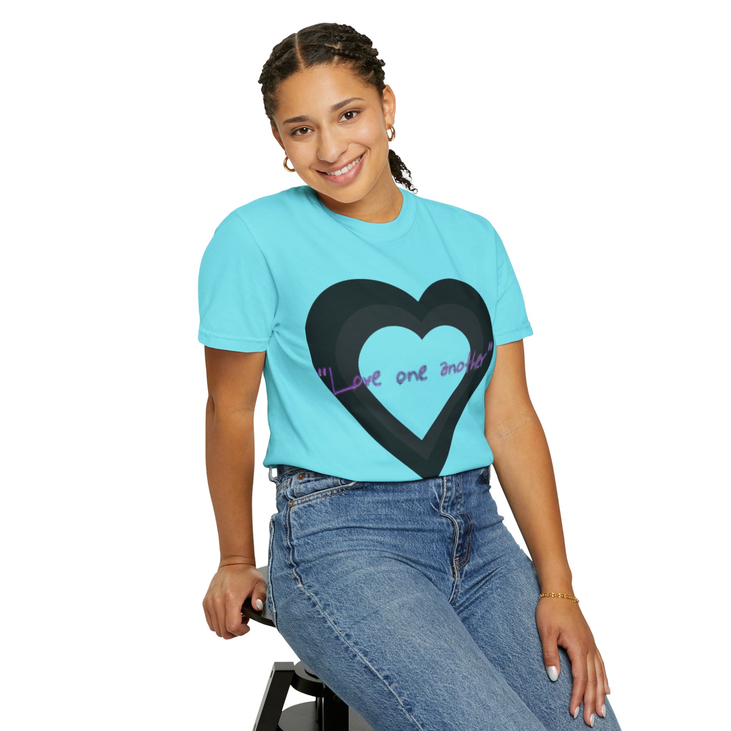 Love One Another Unisex Garment-Dyed T-shirt