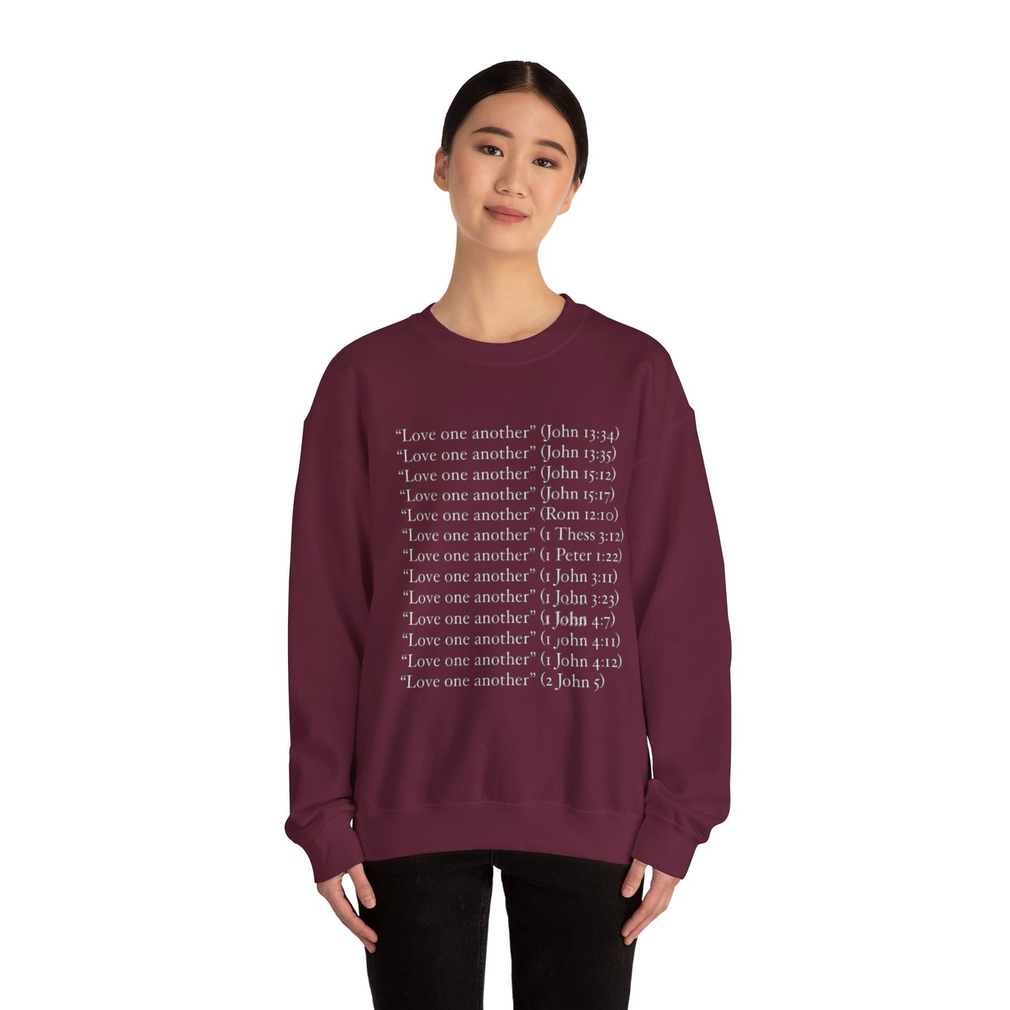 Love One Another Unisex Heavy Blend™ Crewneck Sweatshirt