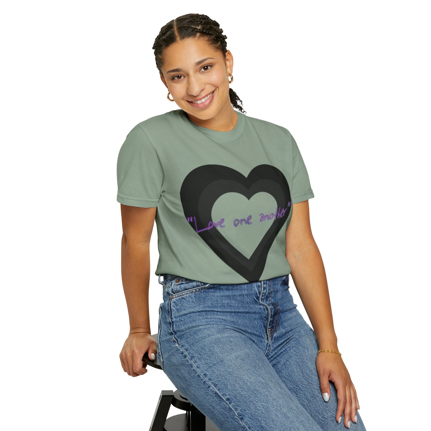 Love One Another Unisex Garment-Dyed T-shirt